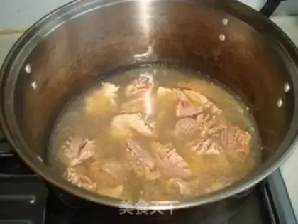 Make stir-fried chicken gizzards with green beans step 5
