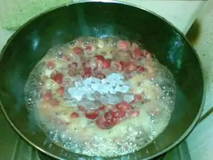 Make cherry sauce step 4