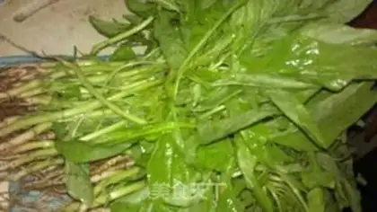 Make broad bean amaranth step 0