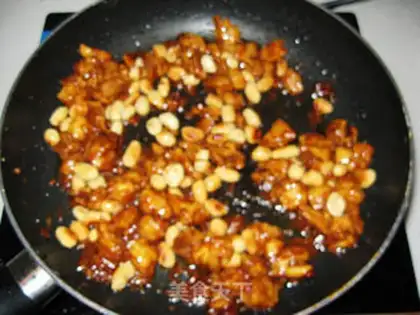 Make Sauce diced chicken step 5