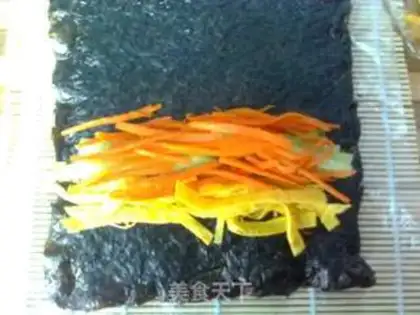 Make Tuna crispy roll sushi step 9