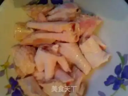 Make Roasted cucumber with chicken feet and wings step 0