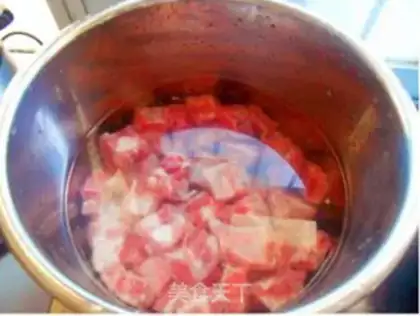 Make sweet and sour pork ribs step 1