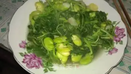 Make broad bean amaranth step 8