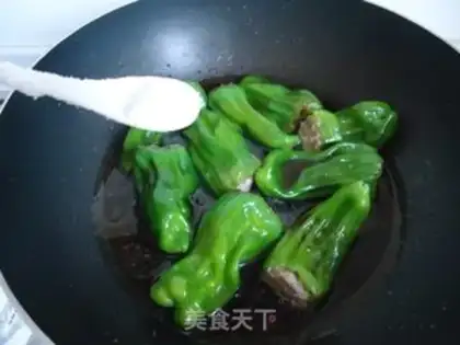 Make Pork stuffed with chili pepper step 5