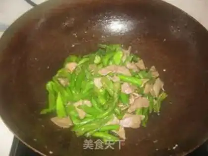 Make chili fry meat step 6