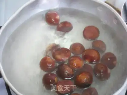 Make Chestnut chicken nuggets step 2