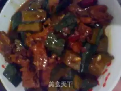 Make Roasted cucumber with chicken feet and wings step 8