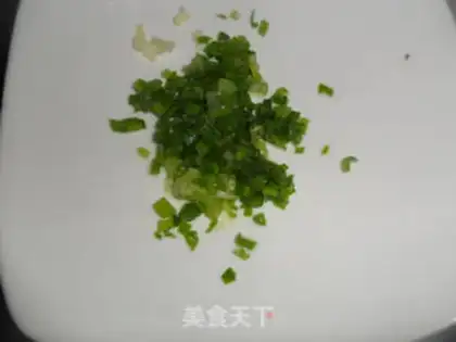 Make Cabbage and chopped green onion pancakes step 2