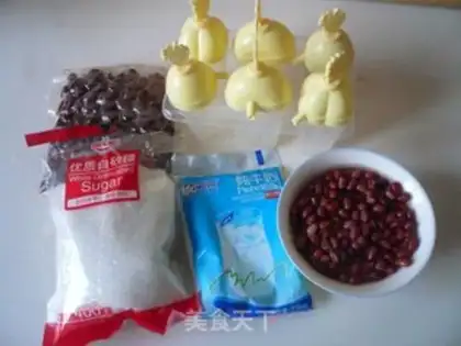 Make Small bean popsicles step 0