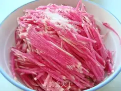 Make Cold salad is beautiful in my heart step 2