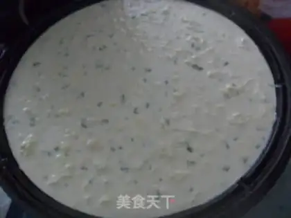 Make Cabbage and chopped green onion pancakes step 6