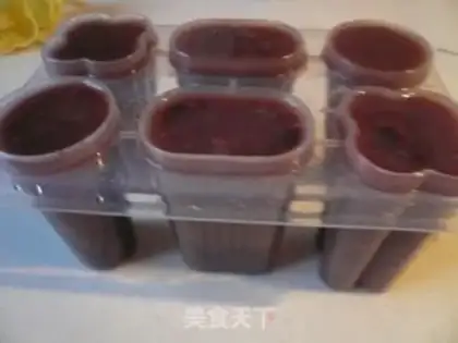 Make Small bean popsicles step 3