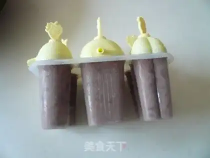 Make Small bean popsicles step 4
