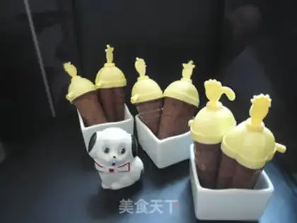 Make Small bean popsicles step 5