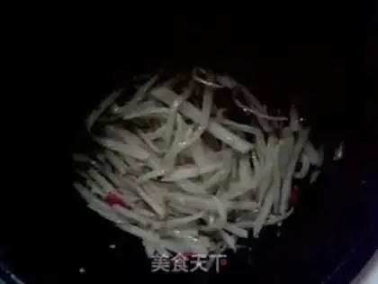 Make hot and sour potato silk step 4