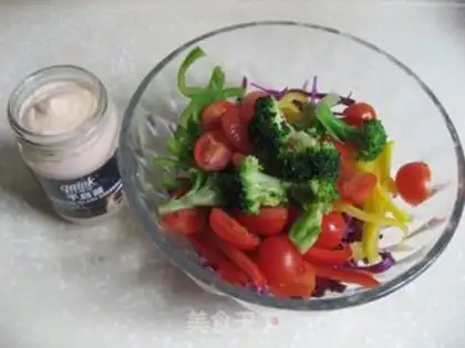 Make vegetable salad step 7