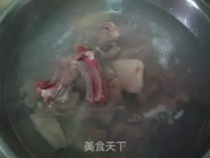 Make braised mutton step 2