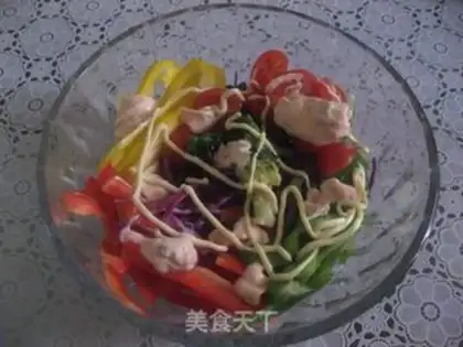 Make vegetable salad step 8