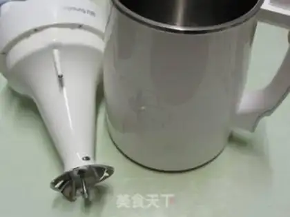 Make Coix seed grains soybean milk step 5