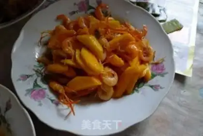 Make stir-fried mango step 2