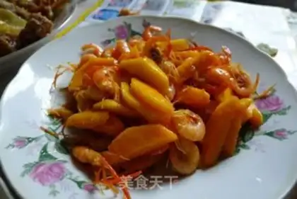 Make stir-fried mango step 3