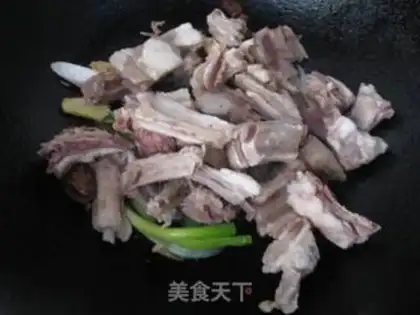 Make braised mutton step 7