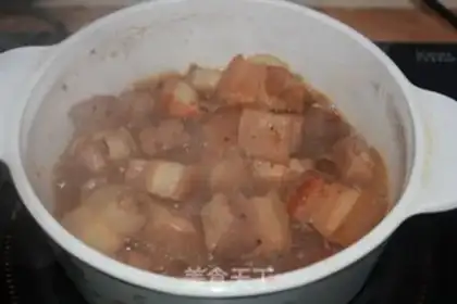 Make braised pork step 5