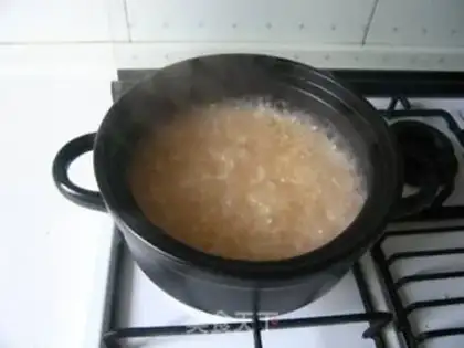 Make Pork and peas pot rice step 12