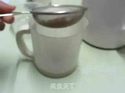Make Coix seed grains soybean milk step 13