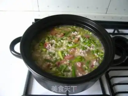 Make Pork and peas pot rice step 13