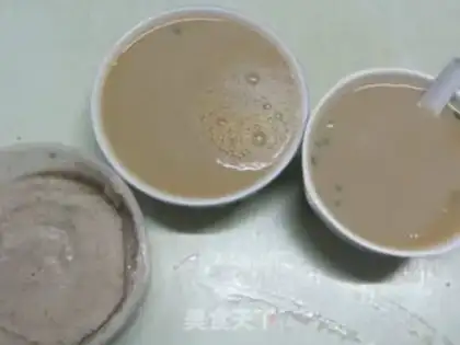Make Coix seed grains soybean milk step 16
