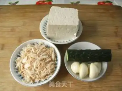 Make Chicken sliced tofu step 0