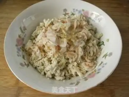 Make Chicken sliced tofu step 2