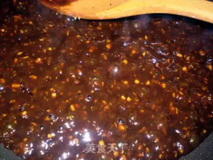 Make Sauce diced chicken step 7