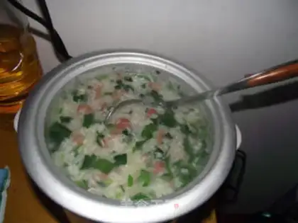 Make Spinach porridge step 4