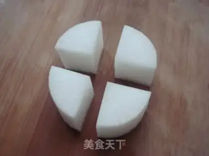 Make Crispy radish fan step 0
