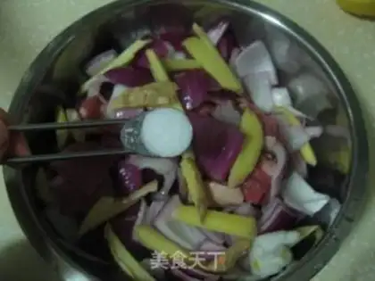Make Beef kebabs with oyster sauce and onion step 4