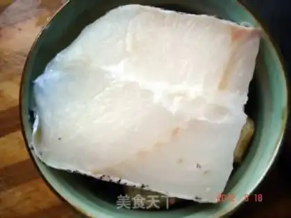 Make Steamed cod with tuna meat floss step 3
