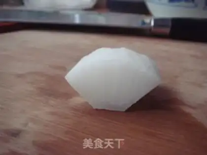 Make Crispy radish fan step 2