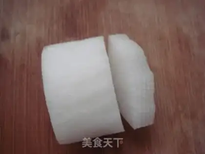 Make Crispy radish fan step 3