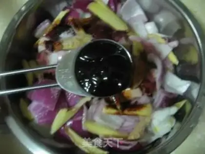 Make Beef kebabs with oyster sauce and onion step 8
