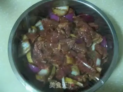 Make Beef kebabs with oyster sauce and onion step 10