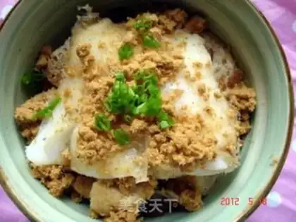 Make Steamed cod with tuna meat floss step 6