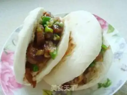 Make Chinese hamburger step 10