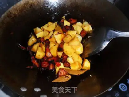 Make braised pork and potato step 5