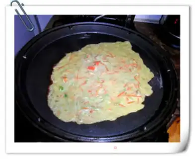Make Zucchini egg cake step 6