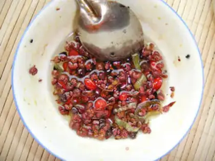Make Soybean sprout cold vermicelli step 7