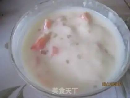 Make Papaya walnut sago step 4
