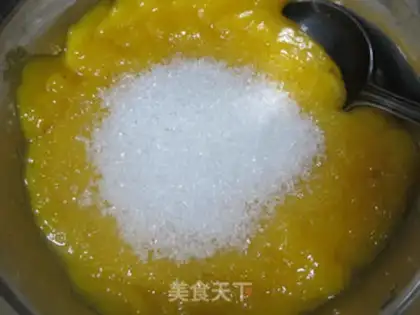 Make Mango Orange Mousse Cake step 2